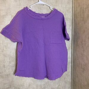 Zenana women’s purple top size XL